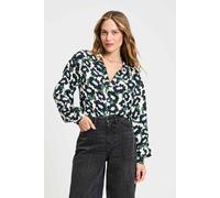 POM Amsterdam Blouse - Violet Wild Flowers Ecru Talla: 36 | Manga Larga Outlet | Mujer | Púrpura