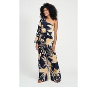 POM Amsterdam Jumpsuit - One Shoulder Artisan Sand Talla: 44 | Monos Outlet | Mujer | Marrón