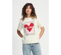 POM Amsterdam Tshirt - The Lover White Talla: 36 | Camisetas de Seda Outlet | Mujer | Blanco