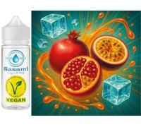 Pom Chill Wave - Granada Maracuyá Ice Aroma Concentrado - Vegano - Sasami - 10ml