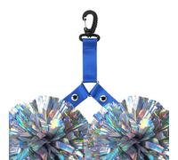 Pom Holder For Cheerleaders - 1x Cheerleading Backpack Accessory With Button | Adjustable Cheer Bow Holder Organizer | Pom Holders Hanger | For Girls Cheerleading Competition Game Sports Events