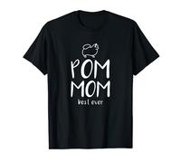 Pom Mom Funny Dog Gifts Dog Lovers Stay Positive Pun Gifts Camiseta