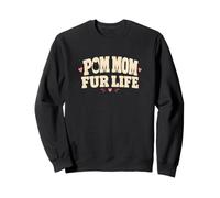Pom Mom Fur Life Funny Pomerania Dog Sudadera