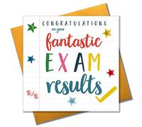 Pom Pom "felicidades por tu fantástico examen resultados tarjeta de felicitación de"