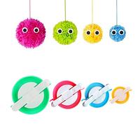 Pom Pom Maker, DIY Pompoms Artesanía Doll haciendo Kits-Hilado de lana Knitting Craft Tool Set Fabricante de pom-pom- RRigo