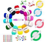 Pom Pom Maker, DIY Pompoms Artesanía Doll haciendo Kits-Hilado de lana Knitting Craft Tool Set Fabricante de pom-pom para niños y adultos -Pom Pom Maker (39)