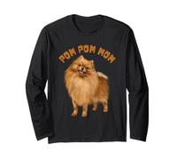 POM POM MOM - Lindo amante de los perros Pomerania Manga Larga