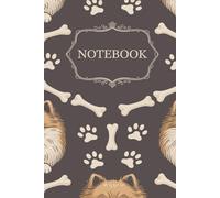 Pom Pom Paws & Bones: A 120-Page College-Ruled Notebook Featuring a Playful Pomeranian Pattern for Dog Lovers