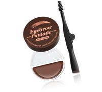Pomada de cejas 2 en 1 de dos colores con brocha de maquillaje natural para todo tipo de piel y tonos