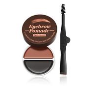 Pomada de cejas 2 en 1 de dos colores con brocha de maquillaje natural para todo tipo de piel y tonos