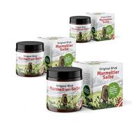 Pomada de marmota original de Röck, 3 botes de 100 ml
