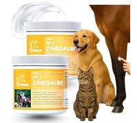 Pomada de Zinc Caballo Perro Gato 2 * 250ml Pomada para Heridas I Crema de Zinc Herida Abierta I Crema para Eczema con Zinc I Mallendras I Curar Heridas I Pomada contra el Picor I Heridas y Curación