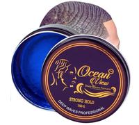 Pomada Ocean View Deep Waves - Envase de 4 oz a base de agua - Aplicación suave y fijación fuerte - Sin residuos, a base de agua y fórmula profesional