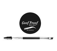 Pomada para cejas resistente al agua, crema altamente pigmentada con pincel, maquillaje de cejas, para un aspecto completo y voluminoso en casa, al aire libre, viajes, cumpleaños, Navidad, mujeres