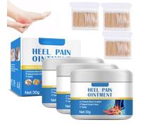 Pomada para el dolor de talón, 30 g Pomada natural para el dolor de talón, calma y alivia, no grasa, apta para todo tipo de pieles (3pcs)