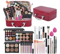 pomcral - Kit de maquillaje, kit completo de maquillaje para mujeres, juego de maquillaje profesional para principiantes, juego de regalo de maquillaje para