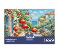 Pomegranate Blossom Puzzle Imposible,desafío para Adultos Juego Educativo 1000 Piezas Obra De Arte De Juego De para Adultos Y Niños 38x26cm/1000pcs