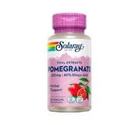 Pomegranate Granada 200 mg 60 Cápsulas - Pack de 2 Unidades, Formato Ahorro de Extracto Estandarizado Rico en Ácido Elágico para el Cuidado Cardiovascular. Solaray