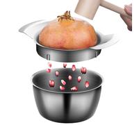 Pomegranate Peeler - Peeling Tool | Peeling Tool Set | Pomegranate Peeling Machine | Easy Removal Kitchen Gadget For Home, Stainless Steel Pomegranate Peeling Machine With Bowl