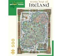 Pomegranate Story Map of Ireland 500-piece Jigsaw Puzzle