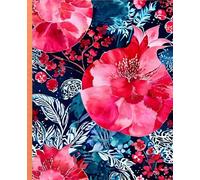 POMEGRANATE SUGAR-Botanical Floral Fruit-COMPOSITION NOTEBOOK Wide Rule-Recipe Diary Journal-Kitchen Chef Art Lover GIFT: ֍SCHOOL SUPPLY֎ Cuisine Cook ... High School College Ivy League University