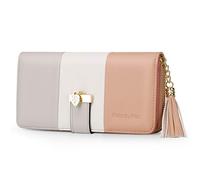 Pomelo Best Monederos Mujer Cartera de Mujer de Gran Capacidad de Cuero de Mujer con RFID Bloqueo Bolsos Largo de Mujer con Cremallera de Bolsillo