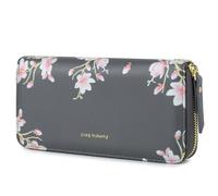 Pomelo Best Mujeres Carteras de Cuero Premium Negro Teléfono Billetera con Cremallera Bolsillos con Correa de muñeca Tarjeta Carteras con RFID Bloqueo Regalos para Mujeres Niñas