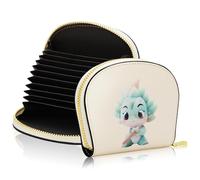Pomelo Best Tarjetero para mujer - Mini tarjetero con cremallera y protección RFID - Diseño compacto y lindo