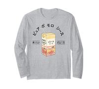Pomelo Jugo de Frutas japonesas Japón Kanji Niños Niñas Niños Manga Larga