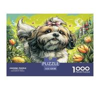 Pomerania en un Bosque Mágico Rompecabezas De 1000 Piezas Puzzles para Adolescentes Y Niños Jigsaw Puzzles Juguete De Desafío,Puzzles Difíciles, 52x38cm/1000pcs