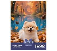 Pomerania Puppy Rompecabezas para Adultos 1000 Piezas Impossible Exclusivo De Amazon para Adultos Y Niños 70x50cm/1000pcs