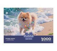 Pomerania PuppyJigsaw Puzzles for Adults 1000 Piece Age 12+ for Adults Educational Game Challenge Toy Beautiful Decoration for Aduits Kids70x50cm/1000pcs