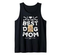 Pomeranian Best Dog Mom Dogs Lovers Funny Mothers Day Camiseta sin Mangas