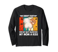 Pomeranian Dog I Didn’t Fart My Butt Blew My Mom A Kiss Dogs Manga Larga