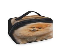 Pomeranian Dog - Lindas bolsas de maquillaje de viaje para mujeres, hombres, niñas, niños, bolsa de lavado de perros, bolsa de aseo portátil, organizador de artículos de tocador