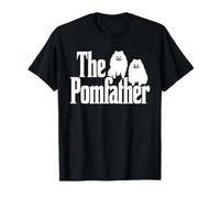 Pomeranian Father Dad The Pom Father Dog Lover Camiseta