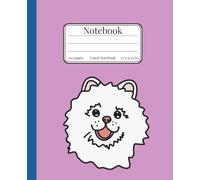 Pomeranian Notebook - Cute Lined Journal for Dog Lovers | 7.5 x 9.25”: Fluffy Pomeranian Cover | College-Ruled Pages | Fun Gift for Dog Moms, Girls & Teens