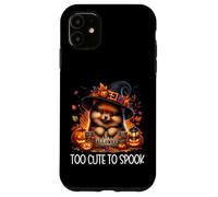Pomeranian Puppy Is Too Cute To Spook For Pom Mom Halloween Carcasa para iPhone 11