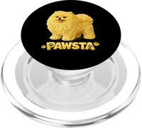 Pomeranian Spaghetti Fideos Comida Italiana Cachorro Amor PopSockets PopGrip para MagSafe