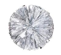 Pommes de porrista, Pomting Poms de porristas, Gran animador de animadores para niños, Accesorios de porristas con anillos amigables con los dedos, 30 cm/11.8 pulgadas Foil Sport Team Spirit Alementos