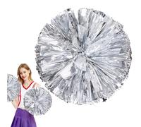 Pommes de porrista, Pomting Poms de porristas | Grandes niñas para niños Poms para el equipo de baile | 30 cm/11.8 pulgadas Game Game Spirit Spirit An auge con anillos amigables para los dedos para ni