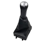 Pomo Cambio 6QI711113 Para VW Para Polo 9N 9N2 2002-2009 Perilla Palanca Cambios Velocidad Manual Para Coche Cubierta La Caja Collar La Palanca Cambios Cambios Velocidad Stick (Tamaño : 5 Speed Silve