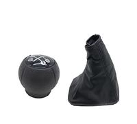 Pomo Cambio Coche Gear Shift Knob Palanca Gaiter Boot Car Para OPEL Para CORSA C (01-06) Para TIGRA B (04-12) Para COMBO C (01-11) Palanca Velocidad Coche (Color : 2Pcs Gear Knob Cover)