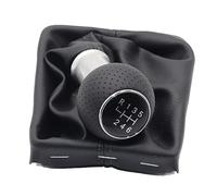 Pomo Cambio Marchas Cubierta Maletero Palanca Cambio Coche Cuero Cromado para A3 S3 8P para S-Line para Accesorios Decoración Sportback Pomo Cambio(6 Speed Set)