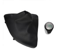 Pomo Cambio Marchas para BMW E87 E88 E81 E82 Pomo De Palanca Cambios Aluminio para El Lado Izquierdo del Conductor Recubierto De Cuero Palanca Velocidad Coche(6 Speed Set)