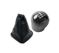 Pomo Cambio Marchas Para Ford para Transit Van para MK7 2006-2013 5/6 velocidad perilla de cambio de marchas Manual Collar de cambio de marchas bota de cuero Pomo Palanca Cambio(6 Speed For Combo)