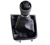 Pomo Cambio Marchas para para VW para Golf 7 MK7 2013 2014-2017 Palanca Cambio Marchas Cubierta Bota Polaina Completa Funda Cuero Manual 5 6 Velocidades Pomo Cambio (Color : B)