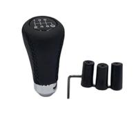 Pomo Cambio Marchas Universal para Coche Palanca Cambios Manual 5/6 Velocidades Puntada Línea Roja Y Negra Cuero PU Perilla Cambio Marchas Palanca Velocidad Coche(6 Speed Black Line)