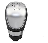 Pomo Cambio Para Fiesta Para MK7 2008-2013 Para Focus Para MK2 Para FL 2008-2011 Palanca De Transmisión Manual Perilla Cambio Marchas Perillas 5/6 Velocidades(6 silver)