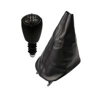 Pomo Cambios Marcha Coche Para Asiento Para Leon 1M1 Para Toledo II MK2 1998-2006 Caja De Cambios Cuero Perilla Palanca Cubierta Bota Gaitor Cubierta Perilla Palanca(D Style 1)